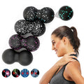 Peanut-shaped EPP massage ball and textured foam detail